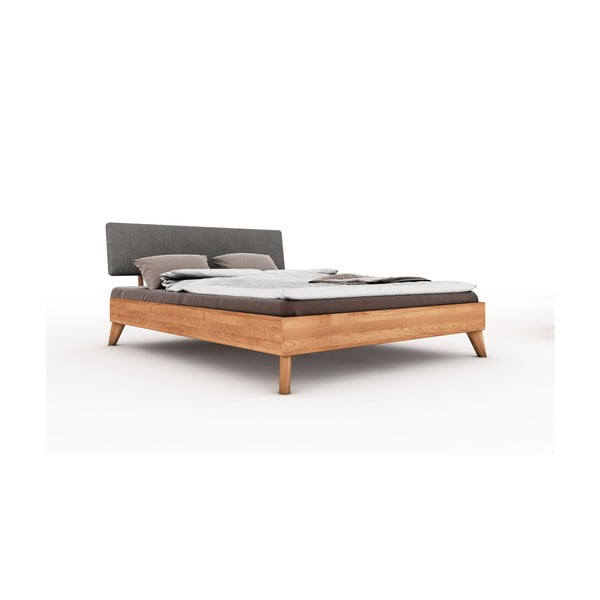 Zakonska postelja iz bukovega lesa 140x200 cm Greg 3 - The Beds