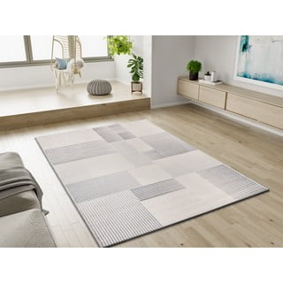 Svetlosivo-slonokoščena preproga 133x190 cm Baresa – Universal
