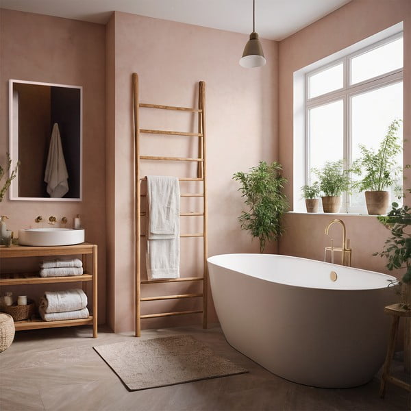 Stensko ogledalo 52x72 cm Pink – knor-image-1