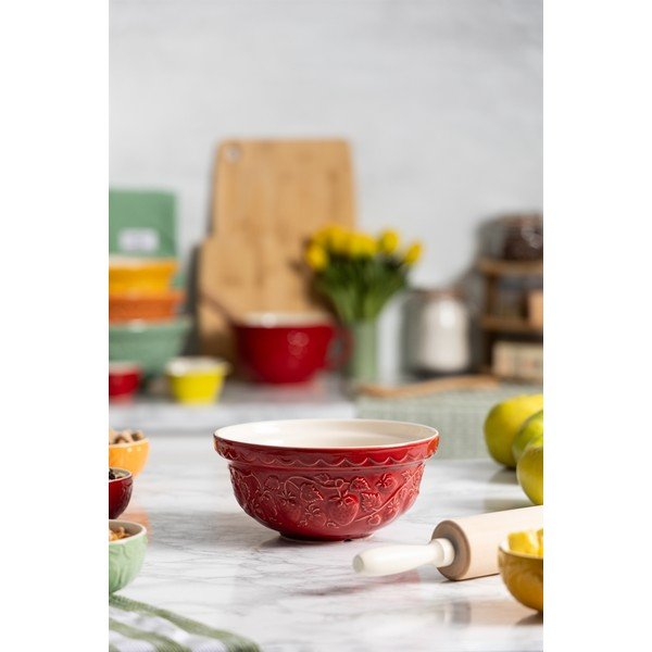 Rdeča skleda iz kamenine ø 21 cm Fruits Strawberry – Mason Cash-image-1