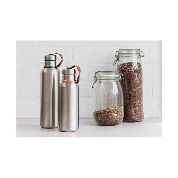 Olivno zelena dvostenska termovka iz nerjavečega jekla Black + Blum Insulated Vacuum Bottle, 750 ml-image-3