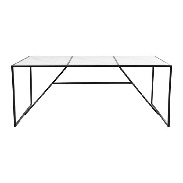 Jedilna miza s črno podlago RGE New York, dolžina 185 cm