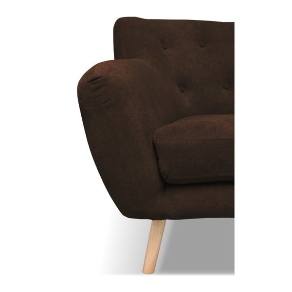 Rjava zofa Cosmopolitan design London, 192 cm-image-3