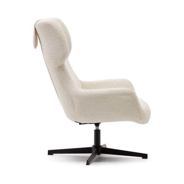 Kremno bel fotelj Zalina – Kave Home-image-3