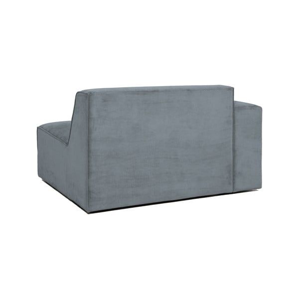 Siv modul za sedežno garnituro iz rebrastega žameta (levi kot) Sting – Scandic-image-2