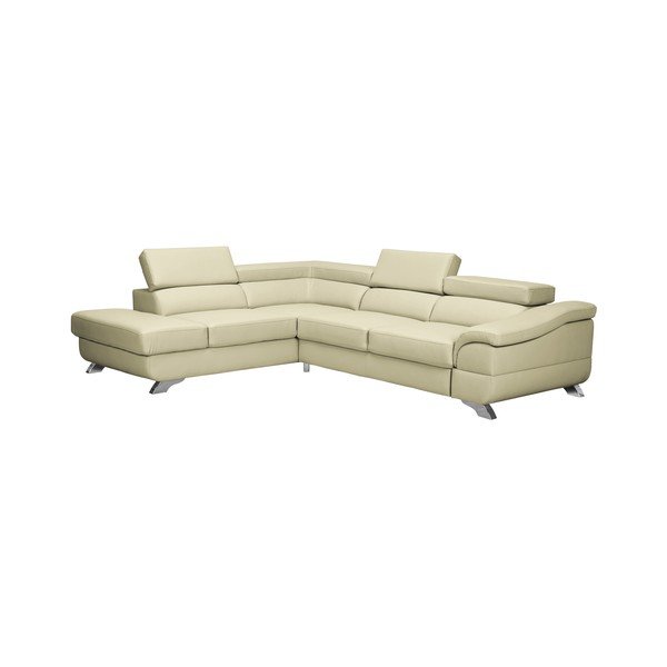 Bež usnjen kavč Windsor & Co Sofas Gamma, levi kot-image-1