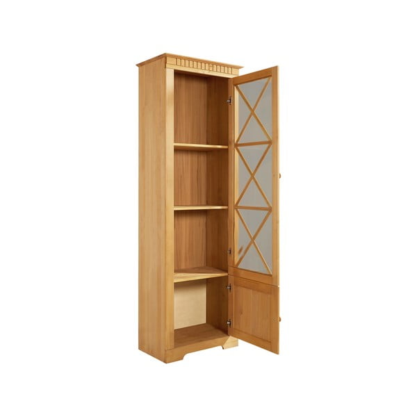 Vitrina iz masivnega bora v naravni barvi 180x35 cm Lisa – Støraa-image-3