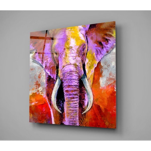 Steklena slika Insigne Revenge of the Elephant, 40 x 40 cm-image-3