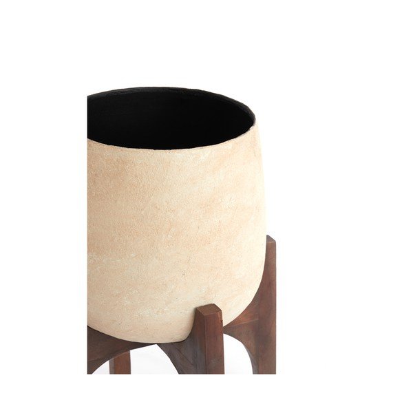 Kovinski okrasni cvetlični lonec ø 36 cm Karuna – Light & Living-image-4