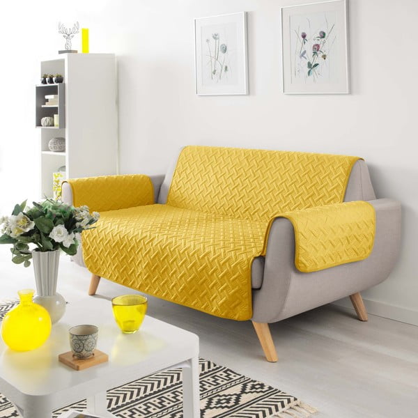 Rumena zaščitna prevleka za sedežno garnituro za trosed Lounge – douceur d'intérieur-image-2