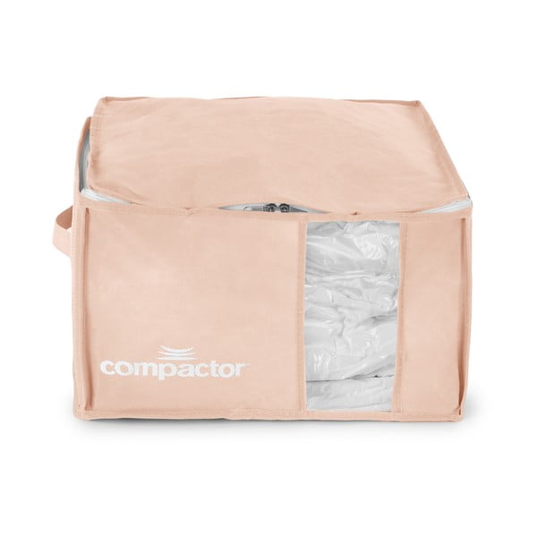 Vakuumska plastična škatla za shranjevanje oblačil 42x40x25 cm Pink Edition – Compactor-image-3
