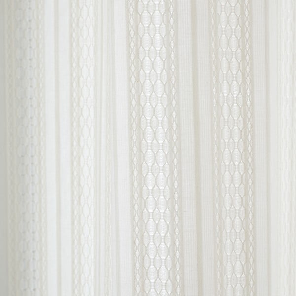 Bela bombažna prosojna zavesa 140x137 cm Zofia Broderie Anglaise – Pineapple Elephant-image-2