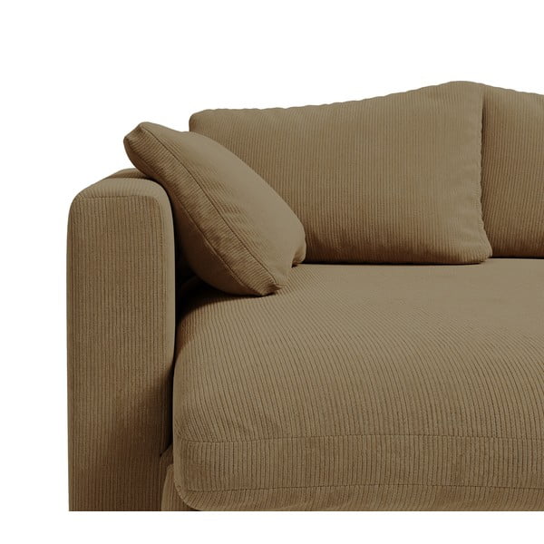 Bež žametni kavč (levi kot) Comfy - Scandic-image-3