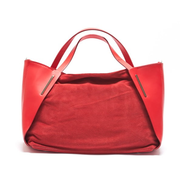 Usnjena torbica Mangotti 878, rdeča