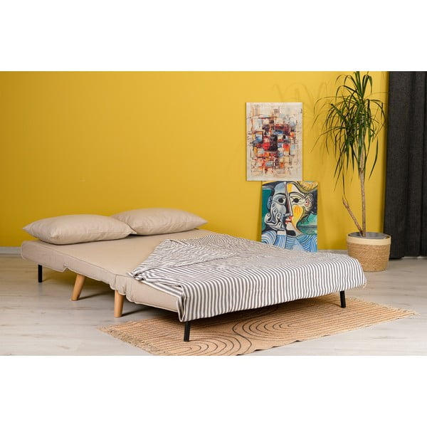 Bež raztegljiva sedežna garnitura 120 cm FoldeArtie – Artie-image-4