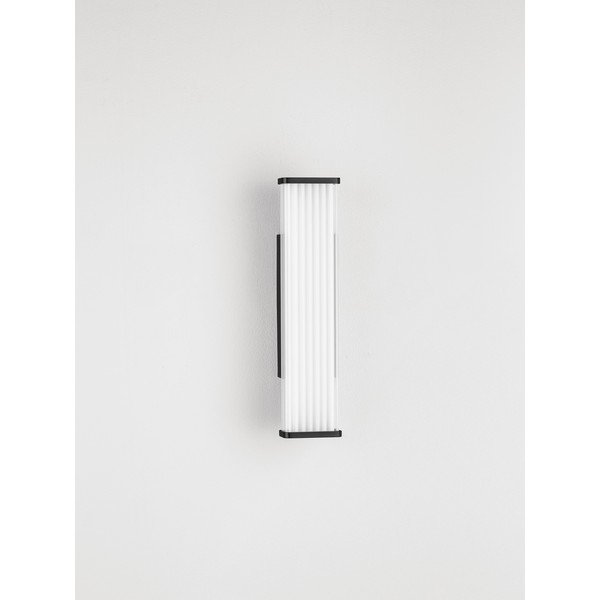 Mat črna kovinska LED stenska svetilka Misty – Nova Luce-image-3