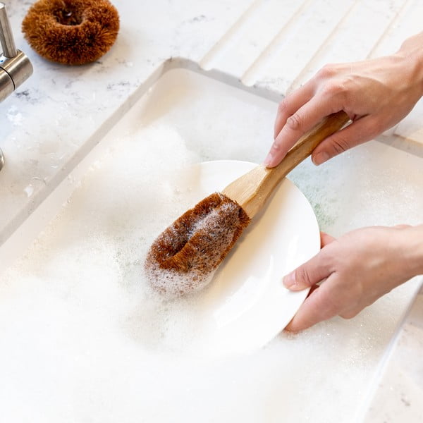 Krtača za pomivanje posode iz bambusa Kitchen Craft Natural Elements-image-2