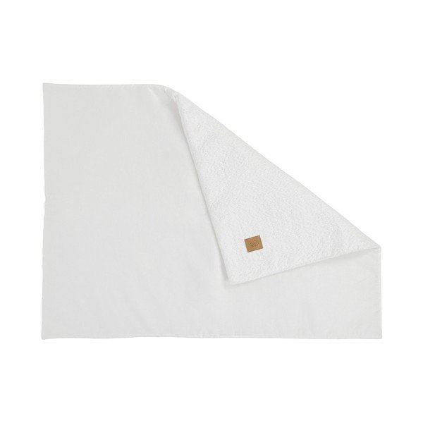 Bela otroška odeja iz tkanine bouclé 100x77 cm – Meowbaby-image-1