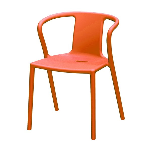 Oranžni jedilni stol z rokami Magis Air