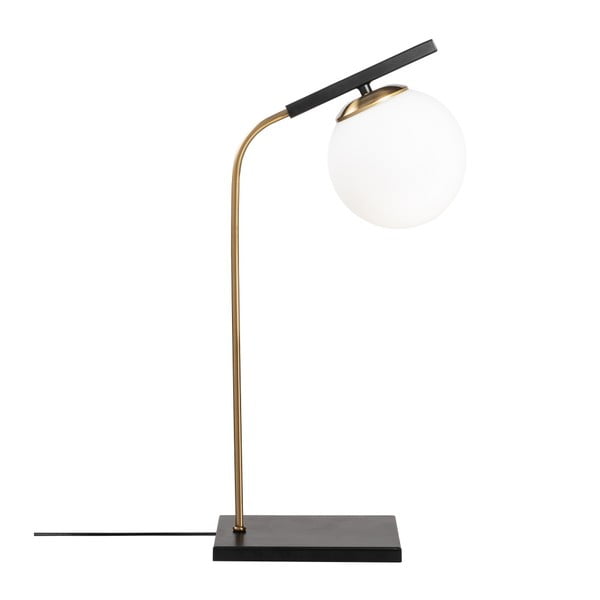 Črna kovinska namizna svetilka Opviq lights Nona-image-3