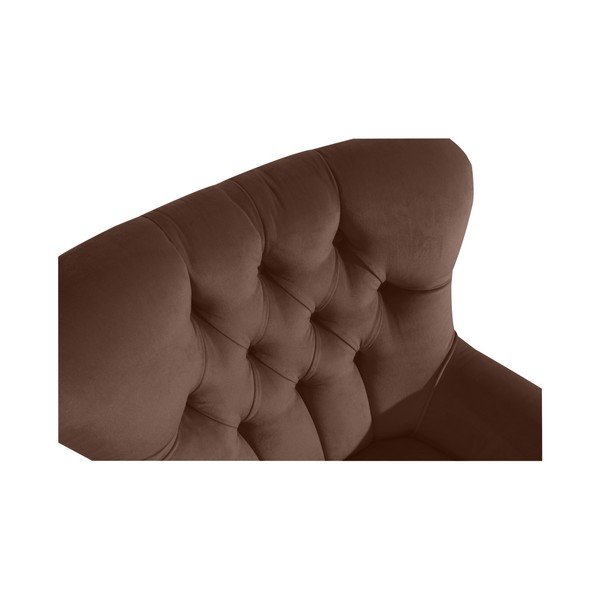 Rjav fotelj Max Winzer Brandon Suede-image-1