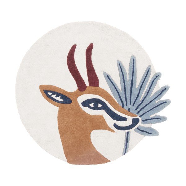 Otroška preproga ø 100 cm Gazelle – Lilipinso