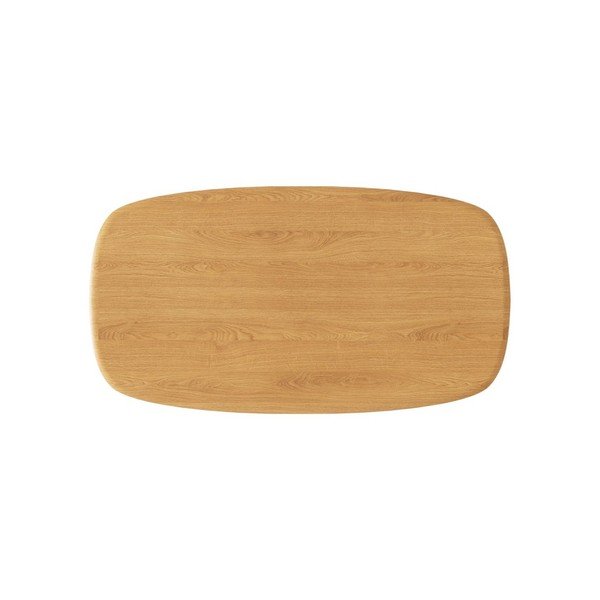 Klubska mizica iz masivnega hrasta v naravni barvi 60x120 cm Charlotte – Micadoni -image-2