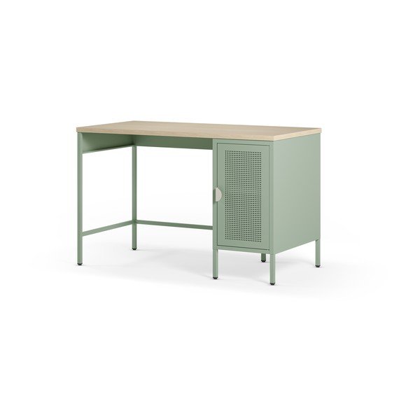 Pisalna miza z mizno ploščo v hrastovem dekorju 60x120 cm Sayla – Marckeric-image-3