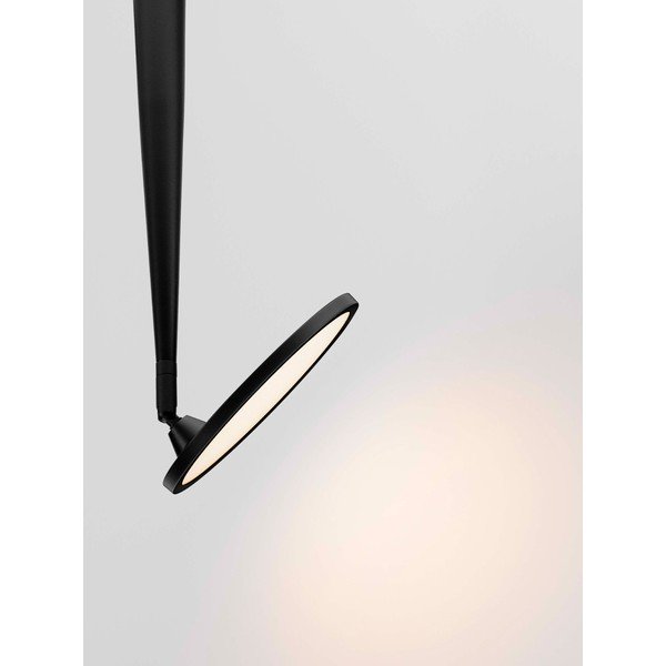 Mat črna aluminijasta LED stropna svetilka z upogljivo konstrukcijo Ekei – Nova Luce-image-2