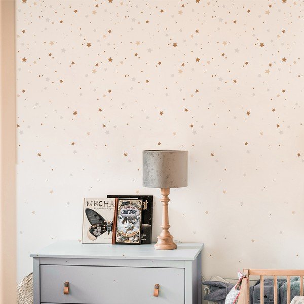 Otroška tapeta 50x280 cm Simple Stars - Dekornik-image-1
