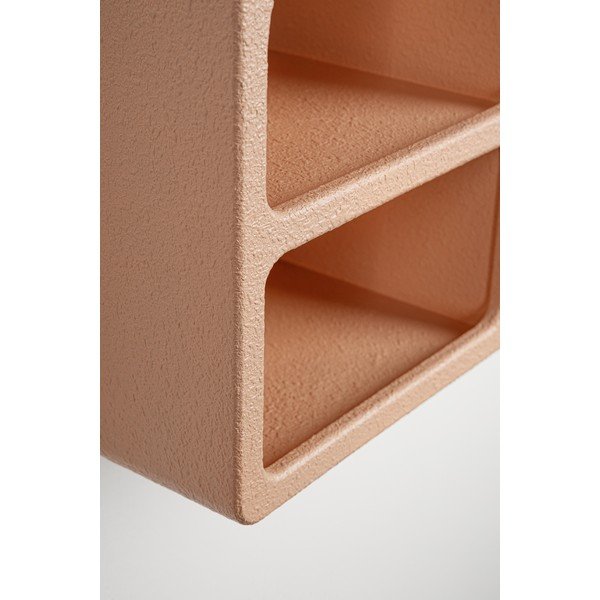 Večnivojska polica v barvi terakote 40 cm Creamy – Bizzotto-image-2