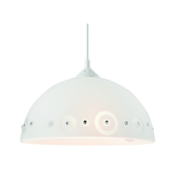 Bela viseča svetilka ø 30 cm Star – LAMKUR-image-1
