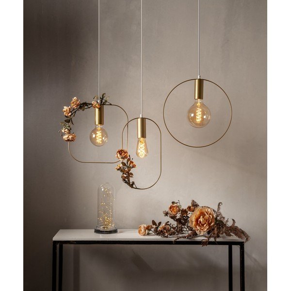 Viseča svetilka v zlati barvi Shape – Star Trading-image-2