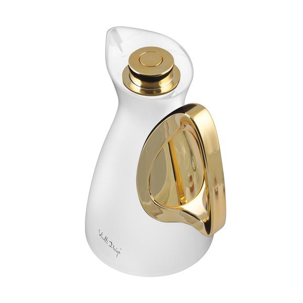 Zlato-bela termoska 1 l Alessia – Vialli Design-image-2