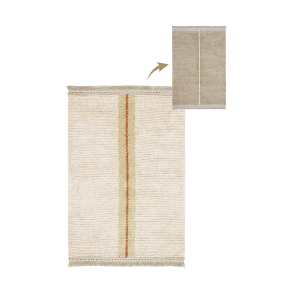 Bež bombažna preproga 170x240 cm Duetto Sage – Lorena Canals-image-3