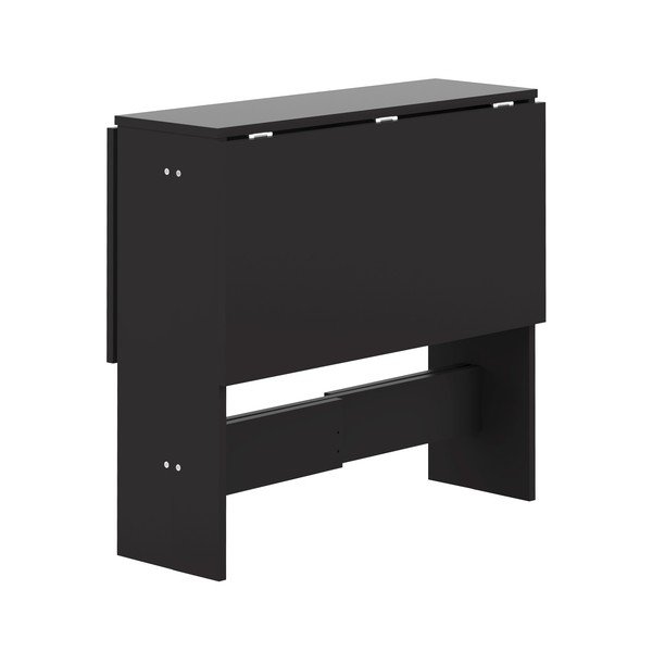 Raztegljiva jedilna miza s črno mizno ploščo 76x28 cm Papillon – TemaHome-image-3