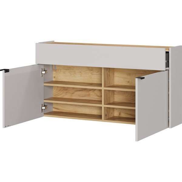 Kremno bela stenska omarica 110x57x22 cm Ameca – Germania-image-3