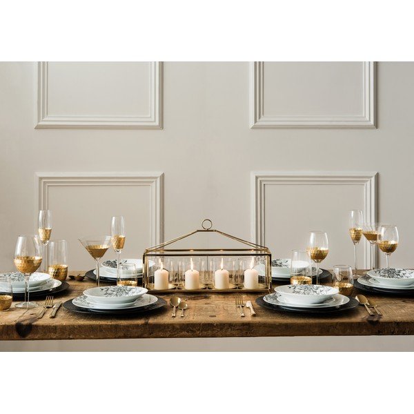 Komplet 4 kozarcev z detajli v zlati barvi Premier Housewares Astrid, 240 ml-image-3