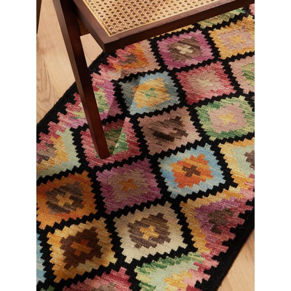 Obojestranski ročno tkan volnen tekač 60x190 cm Kamal Zara – Nouristan-image-3