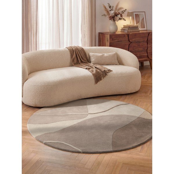 Vijolična volnena okrogla preproga ø 200 cm Virelle – Villeroy&Boch-image-1