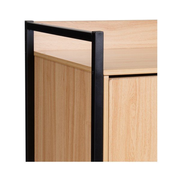 Odprta garderobna omara v naravni barvi 100x190x48 cm Armarios – Casa Selección-image-2