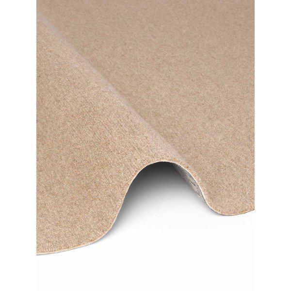 Ročno tkana volnena okrogla preproga v naravni barvi ø 160 cm Puristic Knots – Elle Decoration-image-4