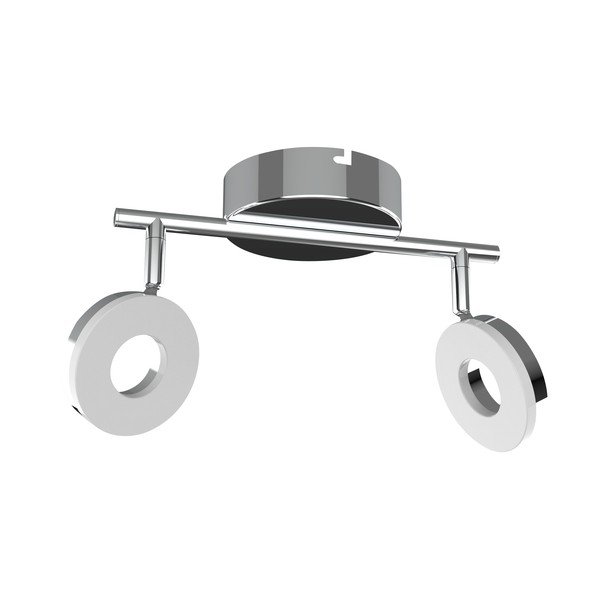 LED stropna svetilka v sijajno srebrni barvi 27x16 cm Thema – Candellux Lighting-image-2