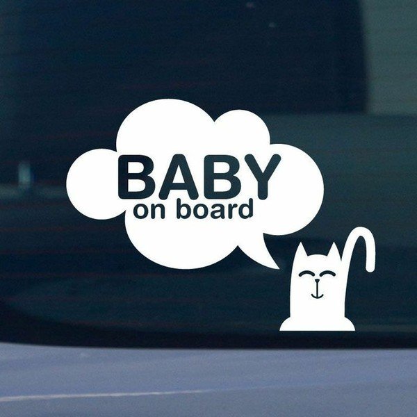 Nalepka Baby na krovu-image-1