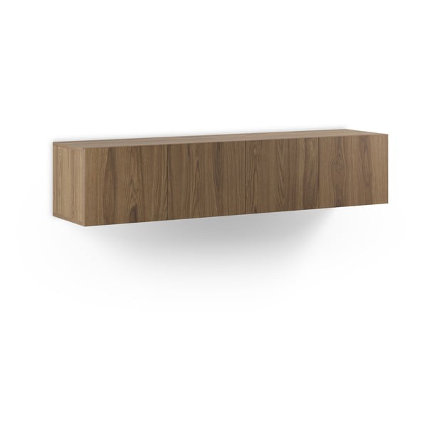 TV omarica v hrastovem dekorju v naravni barvi 180x38x35 cm Daroca – Marckeric-image-4