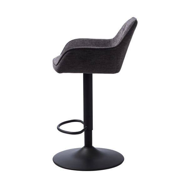 Temno siv barski stol z nastavljivo višino Nolan – Unique Furniture-image-2