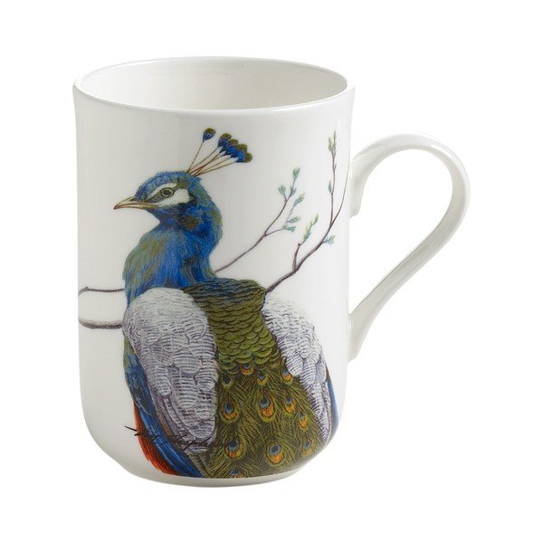 Vrč iz kostnega porcelana Maxwell & Williams Birds Peacocks, 330 ml