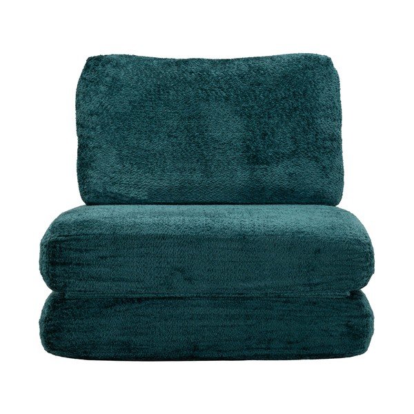 Zelenomoder raztegljiv fotelj iz tkanine bouclé Faster – Mauro Ferretti-image-2