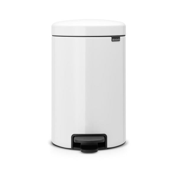 Bel jeklen koš za smeti s pedalom 12 l NewIcon – Brabantia-image-3