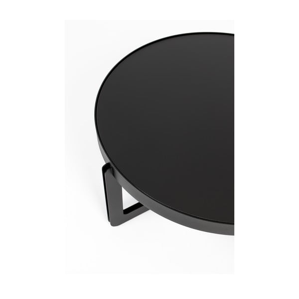 Črna okrogla klubska mizica Centre – Zuiver-image-4